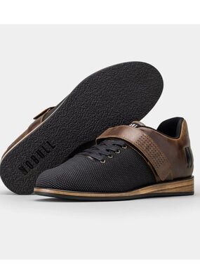 NOBULL leather lifters weightlifting shoe unisex men’s 7 or women’s 8.5 coffee